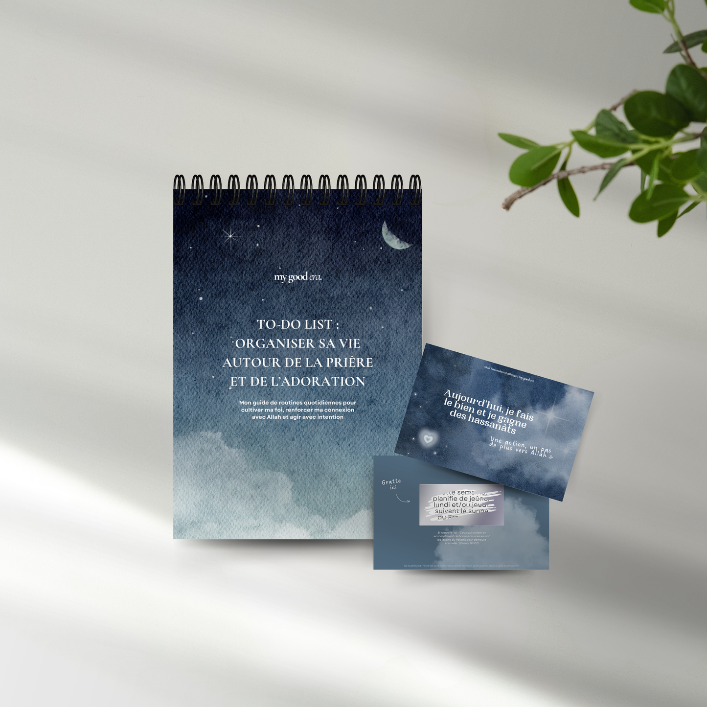 Pack Hassanâts : to-do list et jeu de cartes à gratter islamique